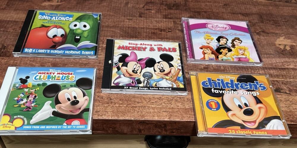 Disney Music For kids 5 Disc Lot